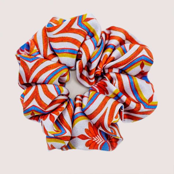 Granatum Fjur Ruber Scrunchie