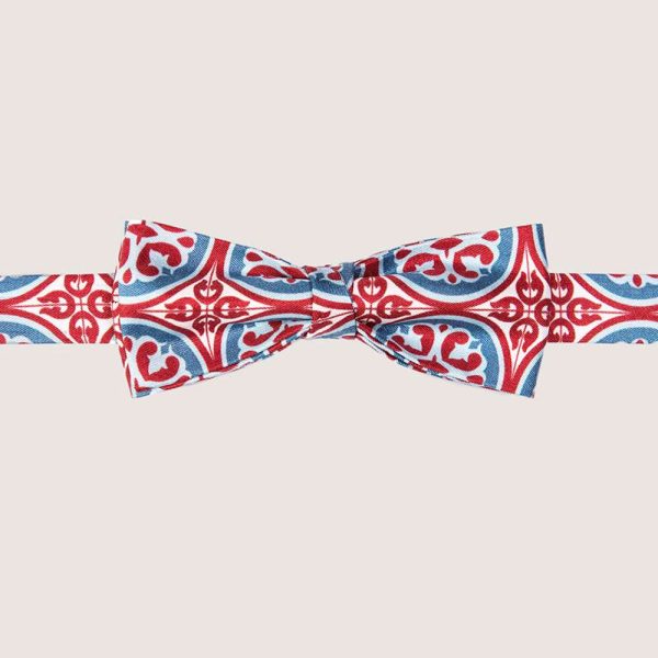 Original Red / Blue Macro Bow-Tie