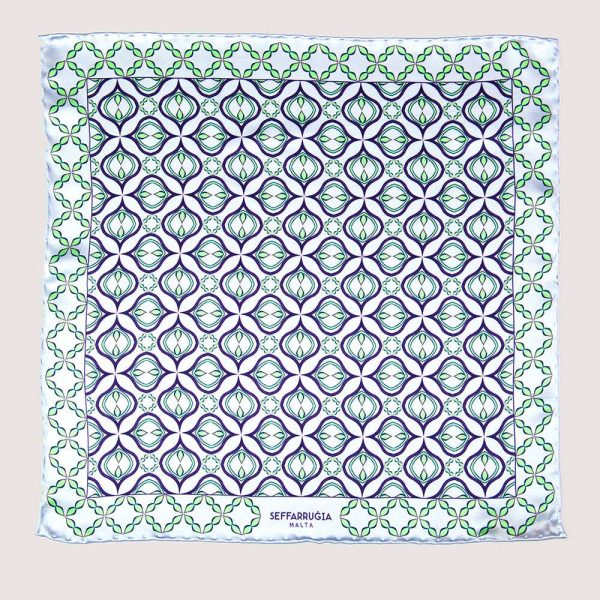 Punica Caeruleum Pocket Square