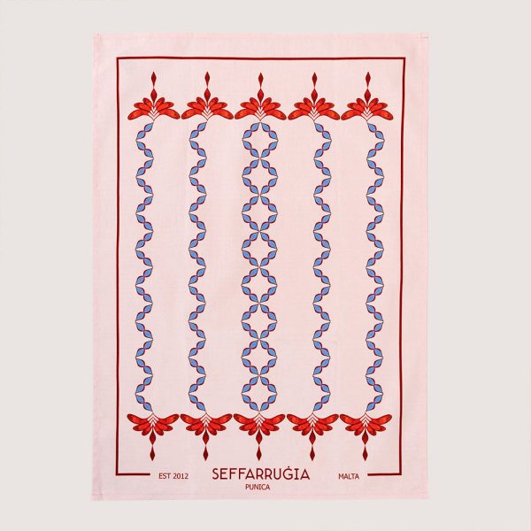 Grana Rosea Tea Towel