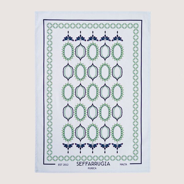 Punica Caeruleum Tea Towel